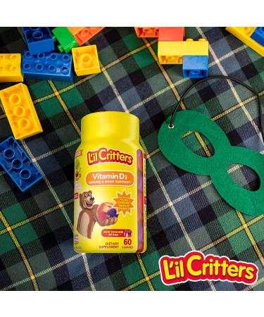 L'il Critters Vitamin D Gummy Bears 60ct - Essential Kids Supplement - Buy Online on GoSupps.com