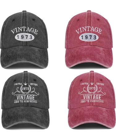 Siteshy 50th Birthday Vintage 1973 Baseball Cap Perfect Gift Idea for Men & Women Turning 50! - Buy Online on GoSupps.com