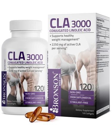 CLA 3000 Extra High Potency Supports Healthy Weight Management  - 120 Softgels