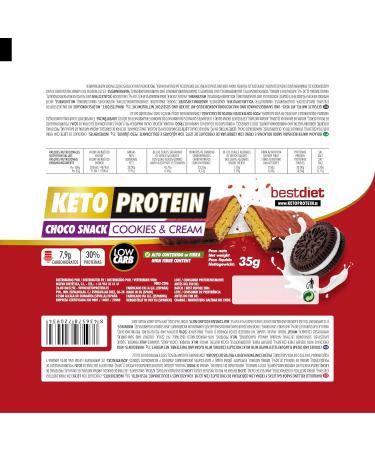Keto Protein Choco Snack Yogurt 24 X 35G - Buy Online on GoSupps.com