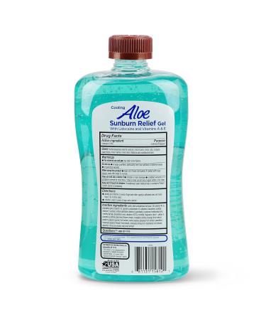 Equate After Sun Cooling Gel - Aloe Lidocaine & Vitamins A & E - 20 Oz | Compare to Hawaiian Tropic - Soothing Relief for Sunburn - Buy Online on GoSupps.com