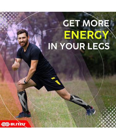 Calf Compression Sleeves - Footless Compression Socks for Shin Splints, Varicose Vein Treatment for Pain Relief. Wide Leg Support for Running, Nursing, Pregnancy - White XX - Buy Online on GoSupps.com