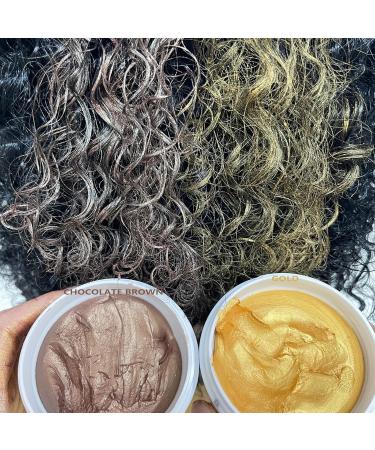 Buy Hair Color Wax - Temporary Brown Pomade for Unisex Fashion & Cosplay | Washable DIY Hair Styling - Buy Online on GoSupps.com