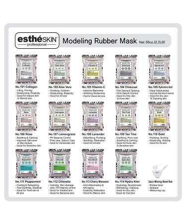 estheSKIN No.109 Tea Tree Modeling Mask Powder - Professional Facial Treatment - 35 Oz | 2.1 Pound - 1 Pack - Buy Online on GoSupps.com