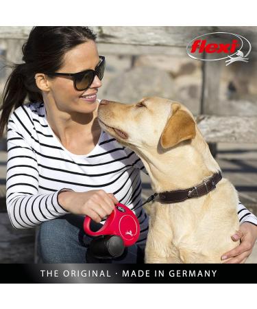 Flexi New Classic Tape Blue Medium 5m Retractable Dog Leash for Dogs up to 25kg | Blue Medium - Buy Online on GoSupps.com