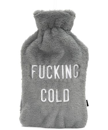 Buy Fisura 2L Hot Water Bottle Soft Cover Pain Relief Bag Washable | F*cking Cold International Shipping - Buy Online on GoSupps.com