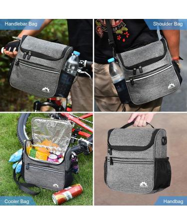 Buy LIXADA Waterproof Isolated Cooling Bag - Front Pocket Bicycle Steering Bag for Cycling Mountain & Road - Ideal Thermal Picnic & Ice Cream Storage - Buy Online on GoSupps.com