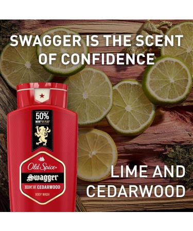 Old Spice Body Wash for Men - Pack of 2 - Swagger with Cedarwood - 24 Fl Oz. - Buy Online on GoSupps.com