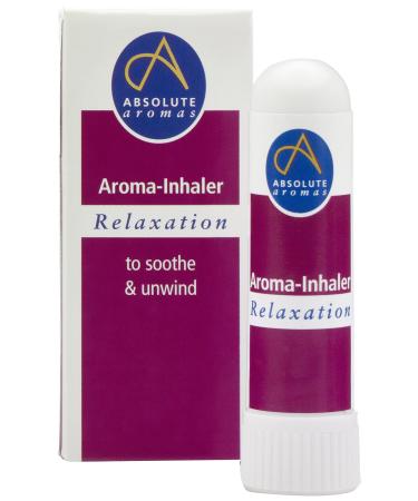 Absolute aromas relaxation aroma inhaler with 100% pure natural essential oils - lavender bergamot and chamomile - an immediate and beautiful aroma to calm and calm down.