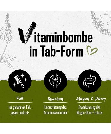 Alphazoo Beer Yeast Tablets for Dogs Cats & Rodents | Fur Care & Natural Anti-Tick | 50 Tablets - Healthy Skin & Shiny Fur - Buy Online on GoSupps.com