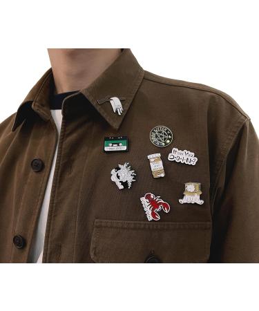 SINCCO Cute Enamel Backpack Pins Set - 20/40 PCS Funny & Cool Button Pins for Backpacks, Jackets, Hats - Aesthetic Brooch Lapel Pins Anime - Perfect Gifts for Kids & Girls - Buy Online on GoSupps.com