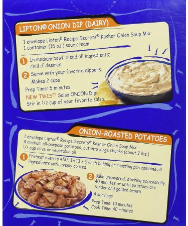 Lipton Kosher Onion Soup Mix - Authentic Recipe Secret - Buy Online on GoSupps.com