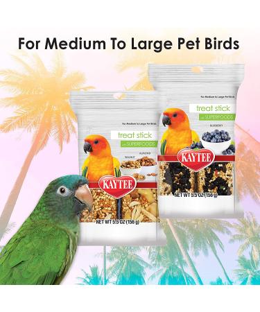 Kaytee Walnut and Almonds Avian Treat Stick with Superfood 5.5 Ounce (Pack of 1) - Buy Online on GoSupps.com