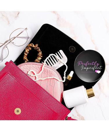 Mirrorvana Compact Lighted Travel Mirror 7X Magnified 5 Wide - Friendship Gift from Best Friend in Black - Buy Online on GoSupps.com