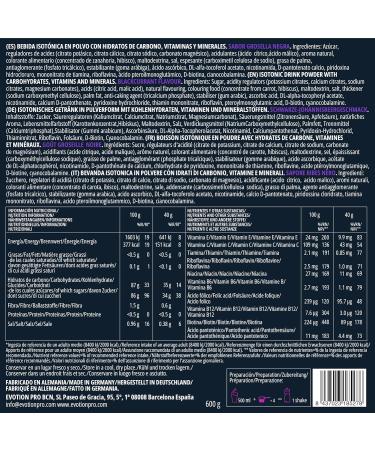 Evotion Pro Isotonic Beverage Powder & Bottle 2x600g - Electrolyte Sports Drink with Calcium Magnesium Potassium & Sodium - Black Currant & Exotic Fruits Flavor - Buy Online on GoSupps.com