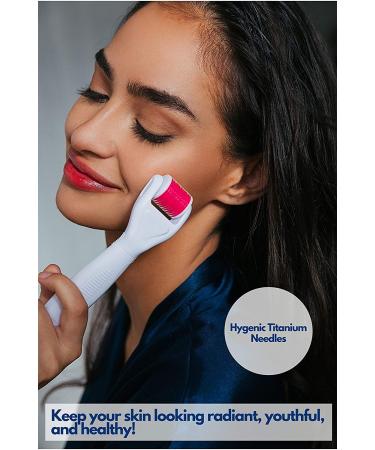 6 in 1 Titanium Derma Roller Kit for Microneedling Face and Body - 0.20, 0.25, 0.3mm Needles - Home Use Microdermabrasion Tool, Safe for Beginners - Face Roller Cosmetics - Buy Online on GoSupps.com