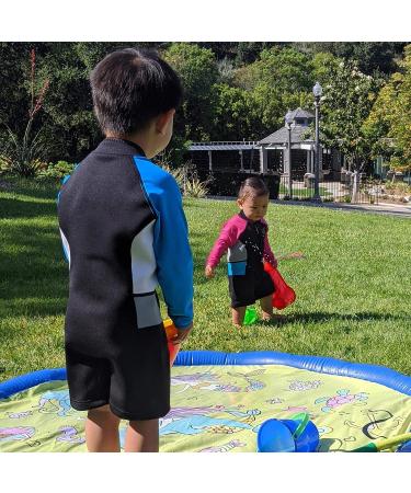 Seavenger Cadet Kids 2mm Blue Shorty Wetsuit - Long Sleeve 7/8 - Buy Online on GoSupps.com