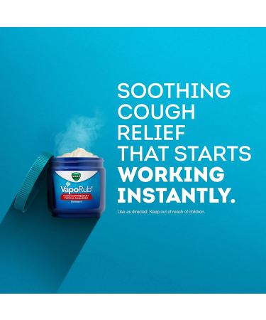 Vicks VapoRub Cough Suppressant Ointment 1.76oz - Chest & Throat Relief - Buy Online on GoSupps.com