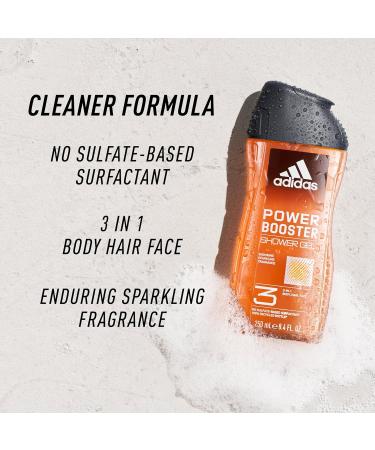 Shower Gel - Power Booster by Adidas for Men - 8.4 oz Shower Gel - Buy Online on GoSupps.com