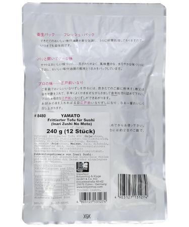 Yamato Tofu for Sushi - Deep-Fried Inari Zushi No Moto (240g Pack) - International Shipping Available - Buy Online on GoSupps.com