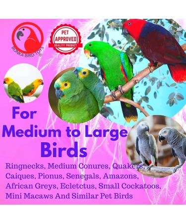 Bonka Bird Toys 1969 Spoon Delight for African Grey Parrot, Amazon, Conure, Quaker, Caique, Eclectus, Small Cockatoos, Mini Macaws, and Similar Birds - Buy Online on GoSupps.com
