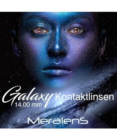 Shop Galaxy Eyes Colored Contact Lenses - Opaque Anime & Manga 1 Pair | Perfect for Cosplay Halloween & Carnival - Free Lens Case Included - Buy Online on GoSupps.com