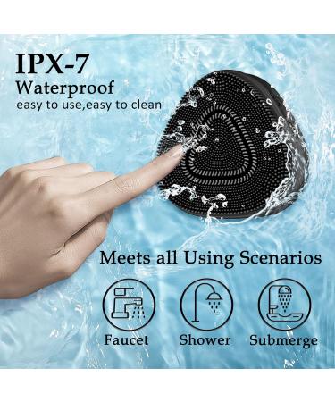 Vibrating Facial Cleansing Brush | Waterproof Silicone Electric Exfoliator | 15 Modes & 5 Functions for Deep Cleansing & Massaging | Rechargeable Face Scrubber - Buy Online on GoSupps.com