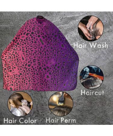 King Midas Empire Unisex Hair Stylist Cape - Waterproof Adjustable Cutting Cape in Purple/Pink - Perfect for Professionals & Home Use - Buy Online on GoSupps.com