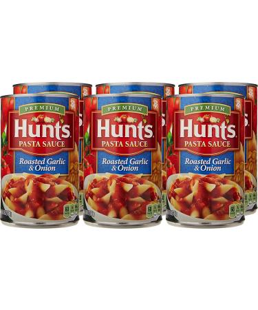 Hunt's 24oz Roasted Garlic & Onion Pasta Sauce - Pack of 6 - Buy Online on GoSupps.com