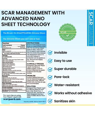 Scarguard Scar Treatment with Silicone & Vitamin E - 0.5 oz - For New & Old Scars - Buy Online on GoSupps.com