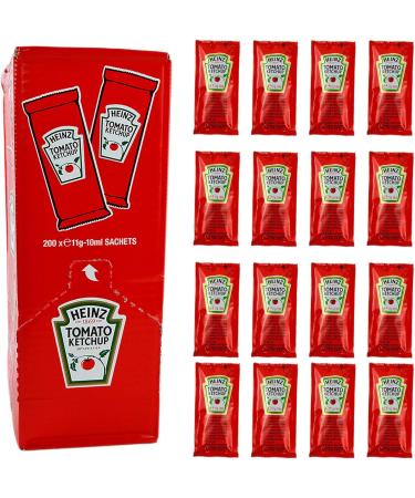 Heinz Pack of 200 x 11g sachets. Ideal for patties paninis amburgers and sandwiches. - Buy Online on GoSupps.com