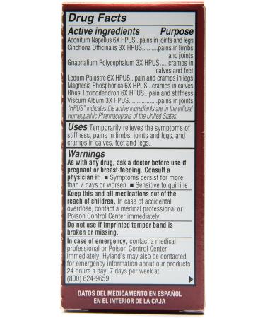 Hyland's Leg Cramps 100 Tablets - Fast-Acting Relief for Leg Cramps - Buy Online on GoSupps.com