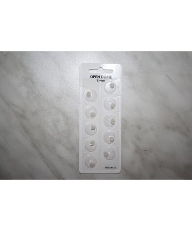 Domes for Bernafon/ Oticon Nano Ex-Receiver Hearing Aids Open Dome 6mm