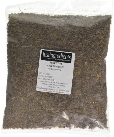 JustIngredients Essentials Valerian Root 500g - Natural Sleep Aid for Relaxation - Buy Online on GoSupps.com