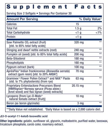 Life Extension Ultra Prostate Formula Saw Palmetto for Men pygeum stinging Nettle & Vitamins D and K with Sea-Iodine Vitamin D3 Vitamin K1 and K2 Iodine - Buy Online on GoSupps.com