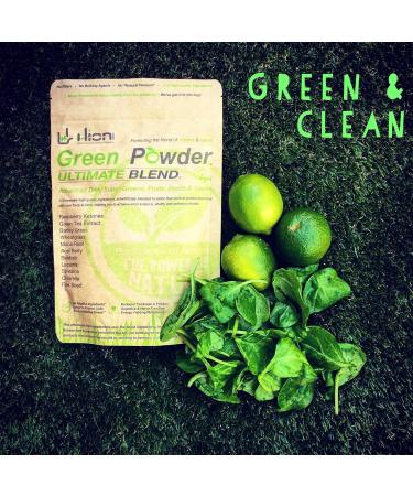 Hion Green Powder Ultimate Blend - UK's #1 Super Greens Powder | No Fillers | Industry Leading Superfood - Buy Online on GoSupps.com