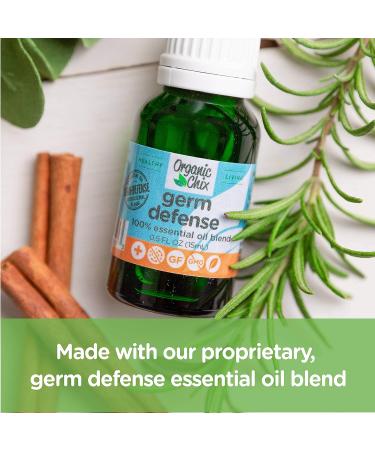 Organic Chix Alcohol-Free Hand Sanitizer - Made in USA | Antibacterial Sanitizer with Pure Essential Oils | 16oz Refill Pouch - Buy Online on GoSupps.com