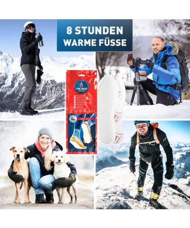 The Heat Company Solen Warmers - Extra Warm Adhesive Foot Warmers - 5 or 30 Pairs - 8 Hours of Heat - Air-Activated Sole Warmers (Sizes 36-40) - Buy Online on GoSupps.com