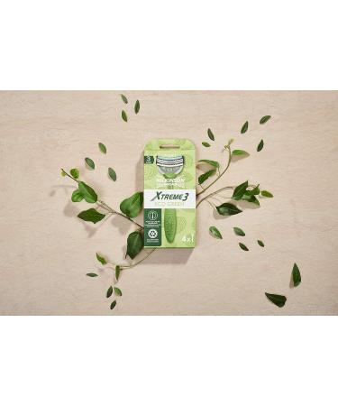 WILKINSON DISPOSABLES MASCULINAS XTREME 3 ECO GREEN - 4 Pack | Eco-Friendly Razors for Men - International Shipping Available - Buy Online on GoSupps.com