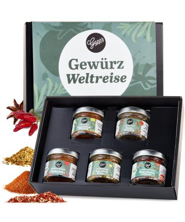 Gepp's delicatessen spice trip i mini spices from all over the world I spice mixtures from all continents i gift set for you & him perfectly for grilling and cooking i spices to refine dips & bbq