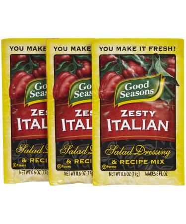 Good Seasons Zesty Italian Dressing Mix 0.6 oz 3 pk