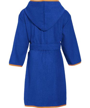 Playshoes Unisex Children's Terry Cloth Bathrobe Dressing Gown 98-104 Marine - Soft Cozy and Stylish for Kids | International Shipping Available - Buy Online on GoSupps.com