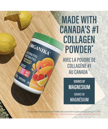 Organika Chocolate Enhanced Collagen 504g & Electrolytes + Enhanced Collagen- Zesty Lemon Berry - Sugar-Free Hydration + Protein 360g Collagen Nutrition Bar + Electrolytes 360 g 504 g (Pack of 1) - Buy Online on GoSupps.com