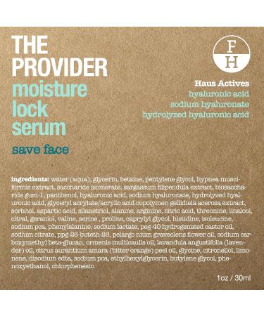 Face Haus The Provider Hydrating Serum Moisture Lock Treatment with Hyaluronic Acid - Buy Online on GoSupps.com