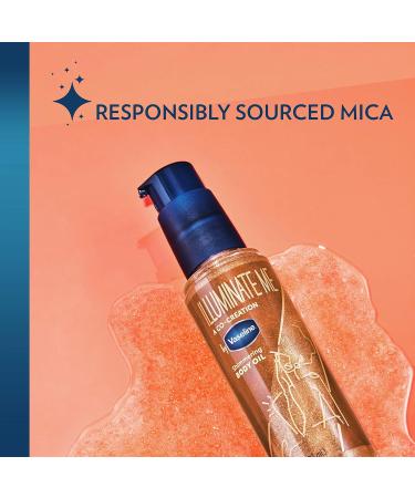 Vaseline Illuminate Me Body Oil - Shimmering Bronzer for Melanin-Rich Skin | Radiant Hydrating Shimmer Oil (3.3 Oz Pack of 2) - International Shipping Available - Buy Online on GoSupps.com