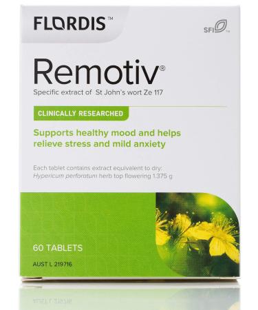 Flordis Remotiv for Stress Relief (St John's Wort) 60 Tablets