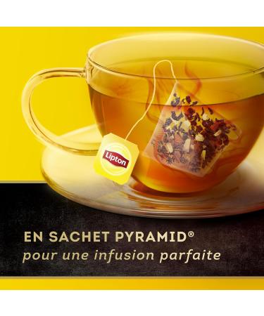 Lipton Th Noir Fruits Rouges Go t Fraise de France 12x20 Sachets Pyramid 240 Sachets - Buy Online on GoSupps.com