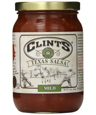 Clint's, Texas Salsa, Mild, 16 oz