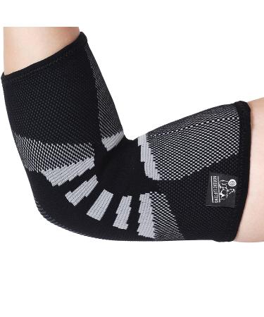 Large Elbow Compression Sleeves (1 Pair) - Tendonitis Support for Prevention & Recovery - Buy Online on GoSupps.com