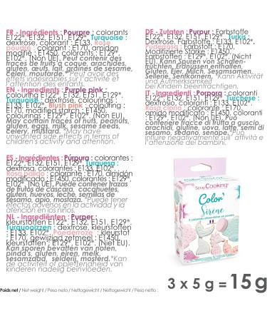 3 Powder Dyes - Mermaid - 3x5g - Buy Online on GoSupps.com